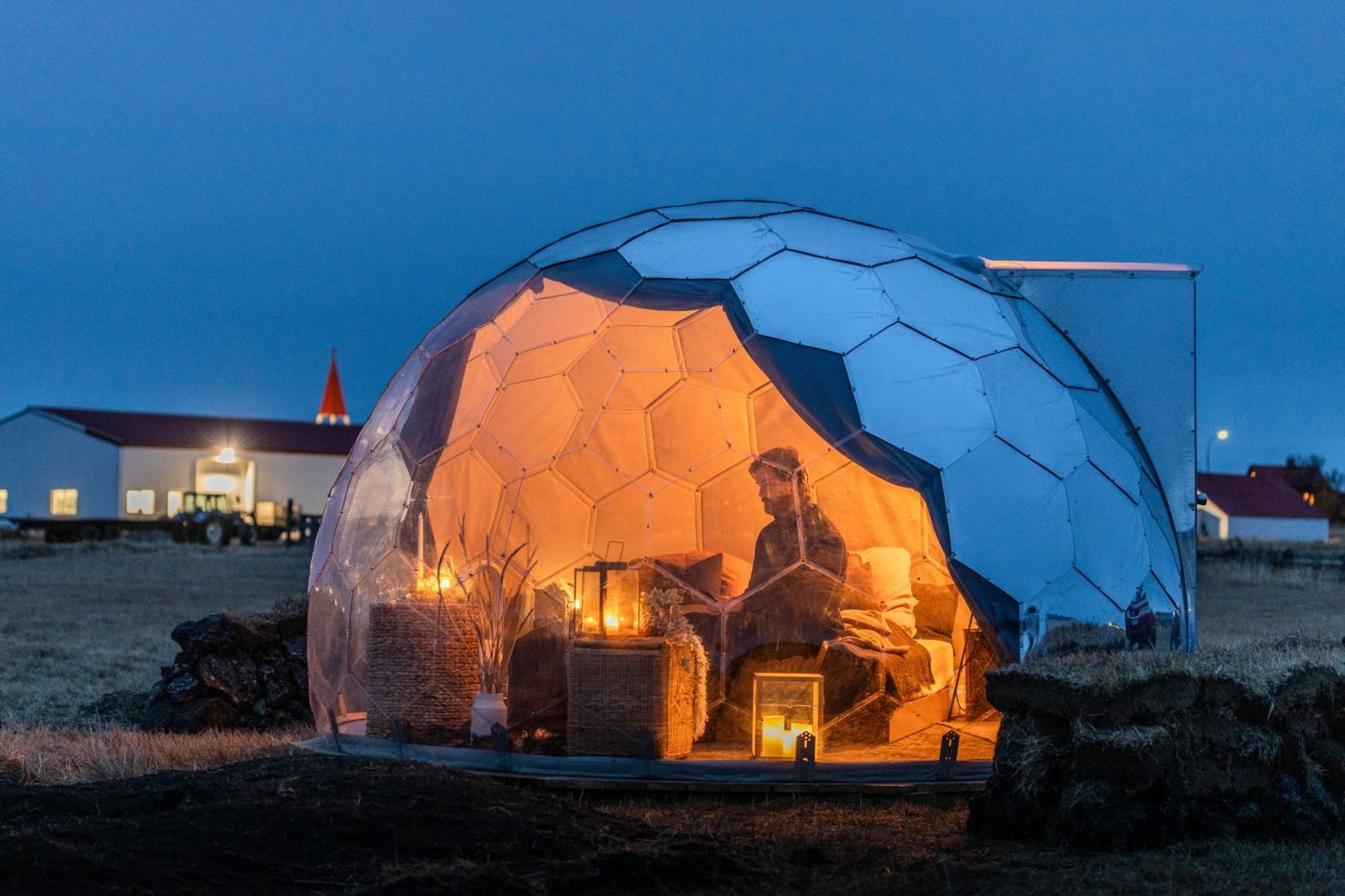 Helja Stay Glamping Domes Hella Dış mekan fotoğraf